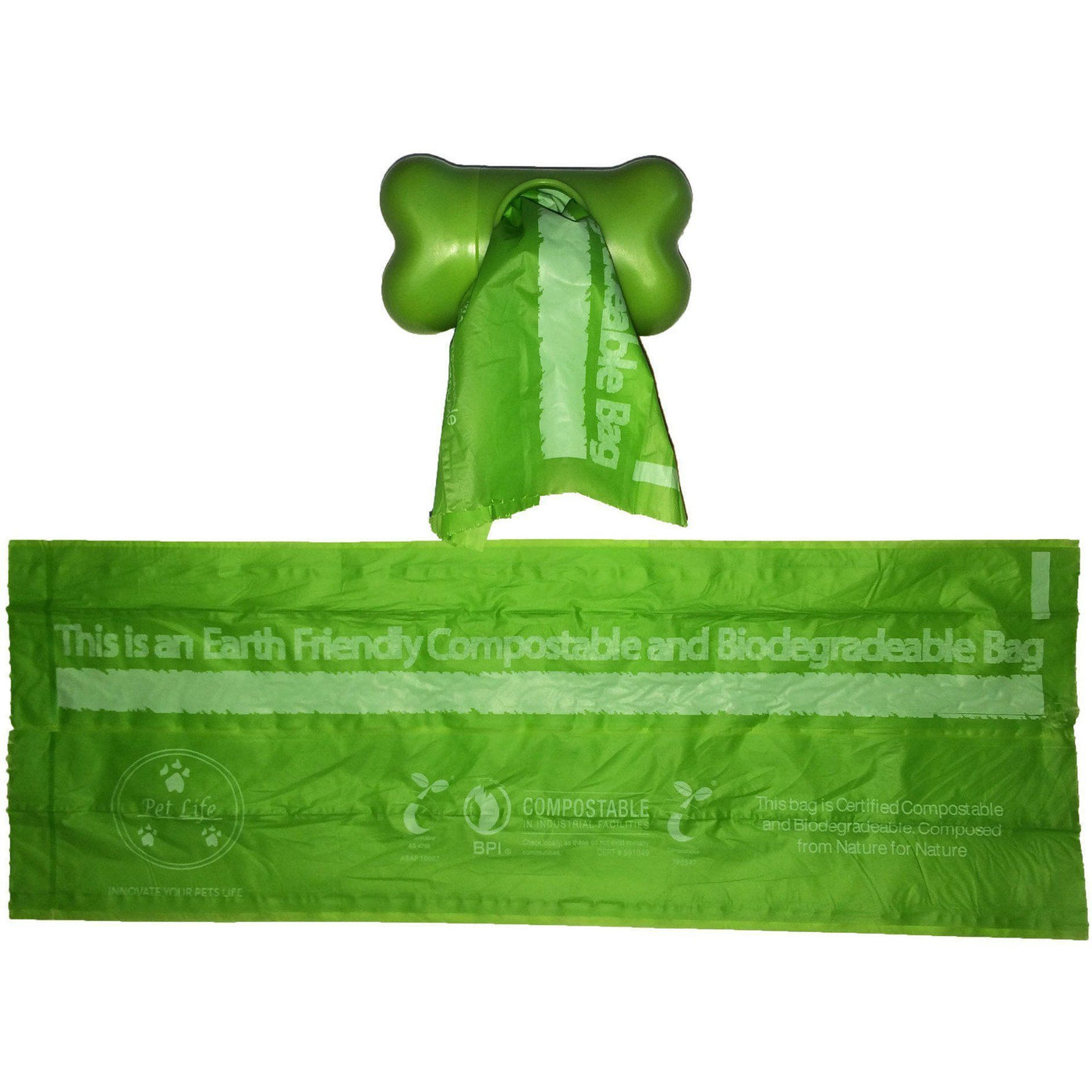Only Natural Pet Recycled Dispenser and Poop Bags in Green | PetSmart