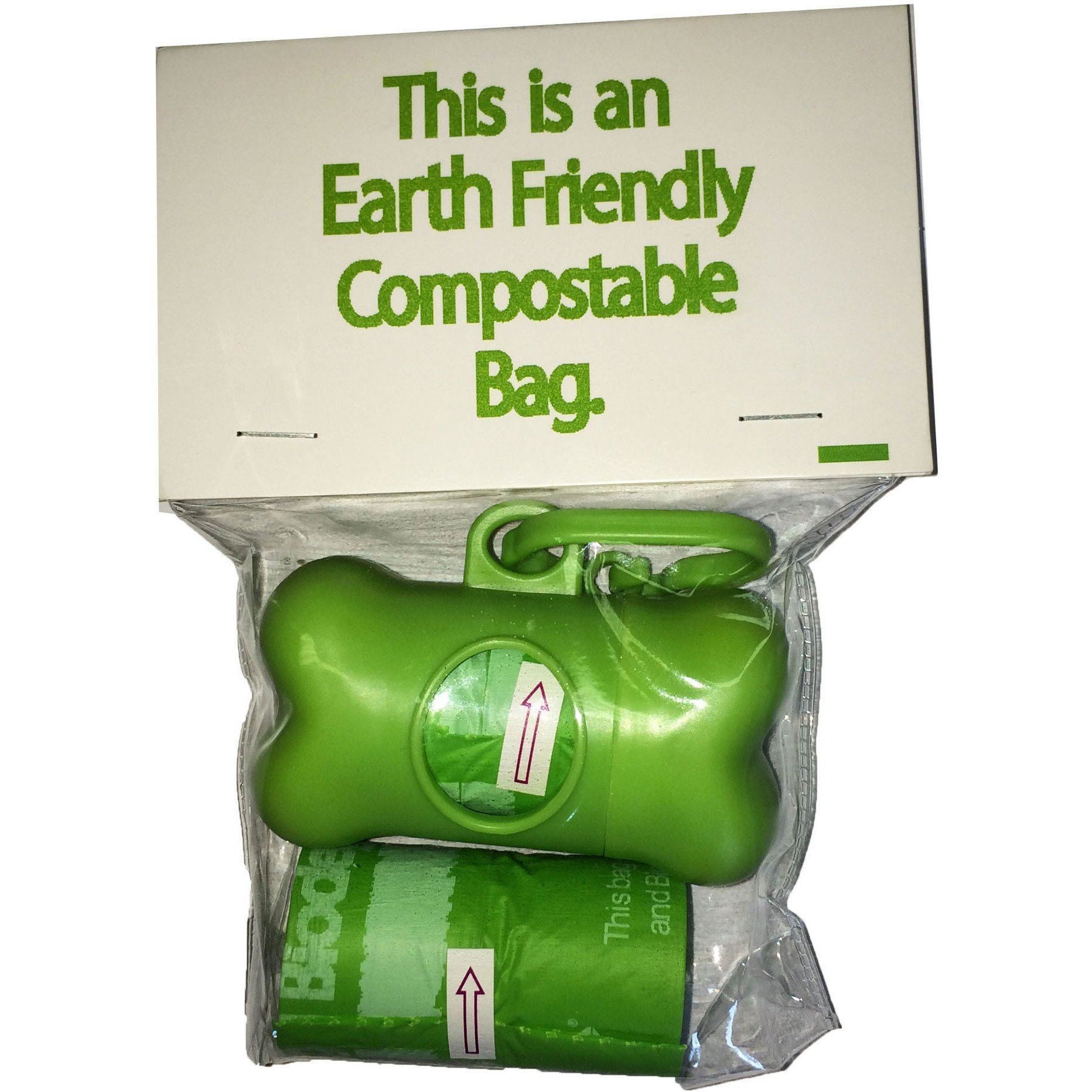 Pet Life ® 'Compostable' 100% Recyclable and Biodegradable Eco-Friendly Pet Cat Dog Waste Bags from Thermoplastic Starch  