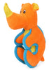 Pet Life ® 'Dino-Funimal' Animated Nylon Plush Squeaker Dog Toy Orange 