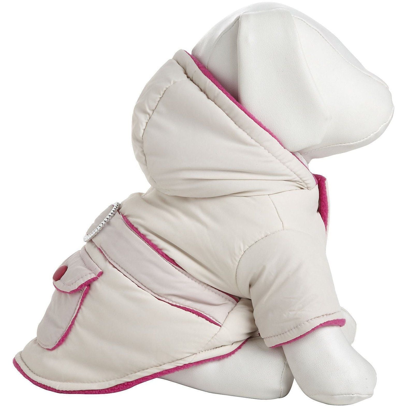 Pet Life ® Dual-Toned 3M Insulated Diamond Jeweled Pet Dog Jacket X-Small 