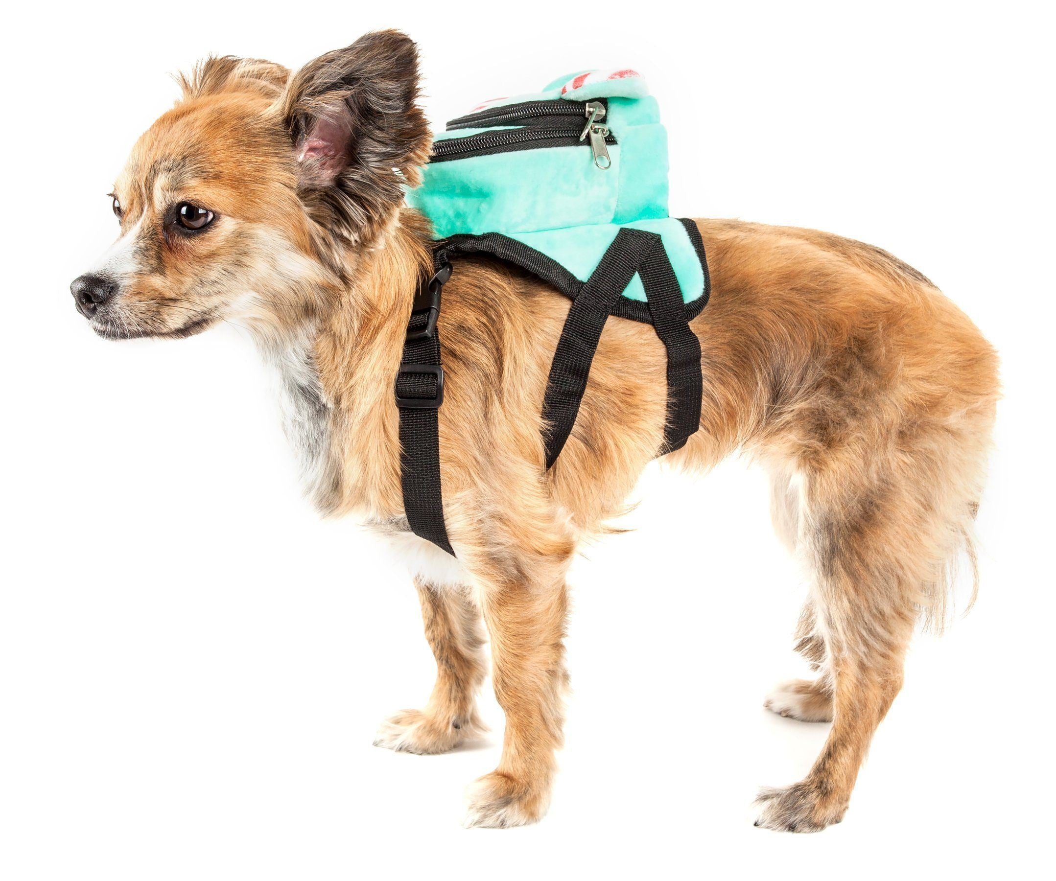 Pet Life ® 'Dumbone' Dual-Pocketed Animated Fashion Dog Harness Backpack  