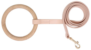 Pet Life ® 'Ever-Craft' Boutique Series Beechwood and Leather Designer Dog Leash