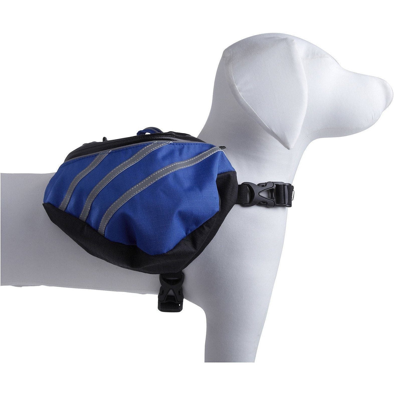 Pet Life ® 'Everest' DUPONT Waterproof Reflective Travel Fashion Designer Outdoor Camping Pet Dog Backpack Carrier X-Small Blue