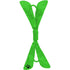 Pet Life ® 'Extreme Bow' Sporty Rope and Squeak Dog Toy Green 