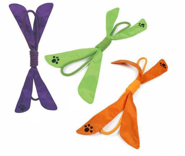 Pet Life ® 'Extreme Bow' Sporty Rope and Squeak Dog Toy