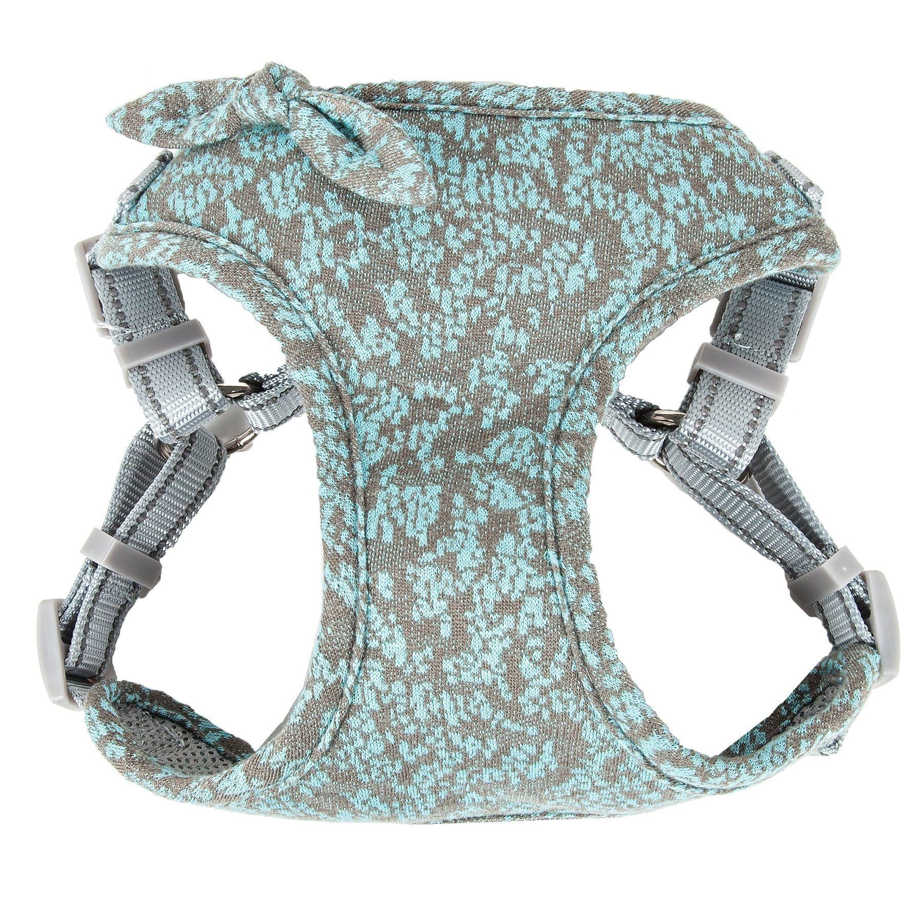 Pet Life ®  'Fidomite' Mesh Reversed  and Adjustable Fashion Dog Harness W/ Designer Bowtie X-Small 