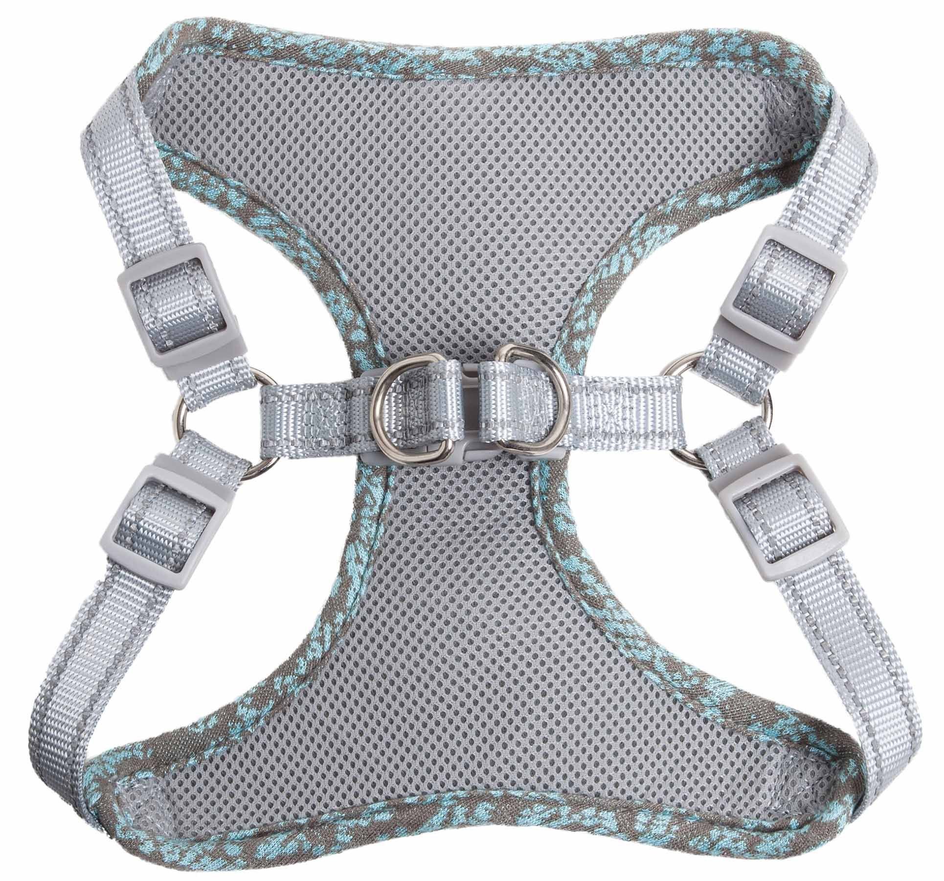 Pet Life ®  'Fidomite' Mesh Reversed and Adjustable Fashion Dog Harness W/ Designer Neck Tie  