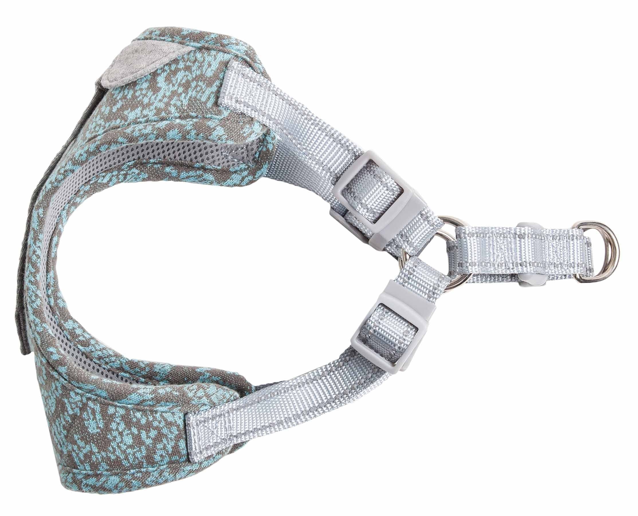 Pet Life ®  'Fidomite' Mesh Reversed and Adjustable Fashion Dog Harness W/ Designer Neck Tie  