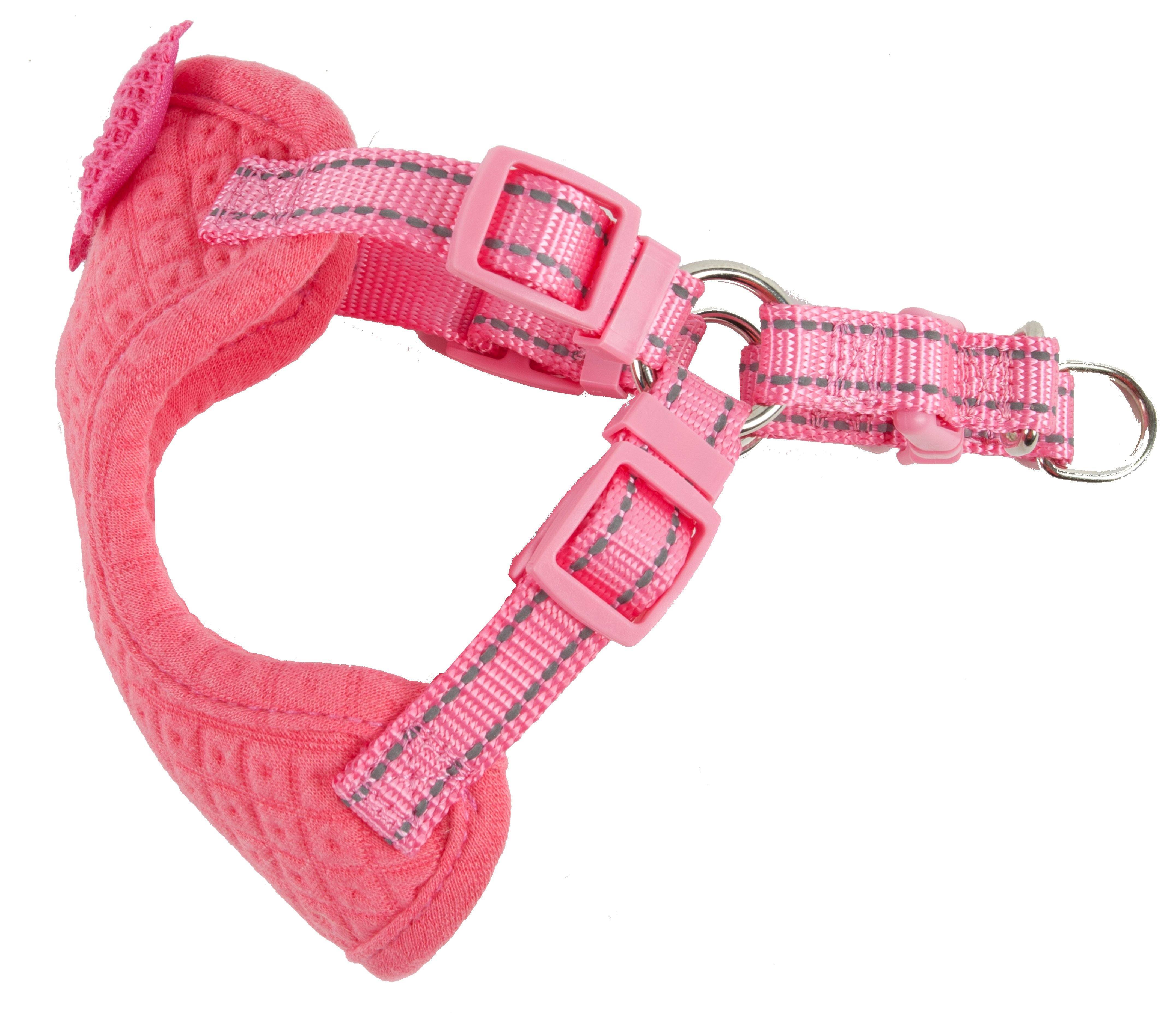 Pet Life ®  'Flam-Bowyant' Mesh Reversed and Adjustable Dog Harness  