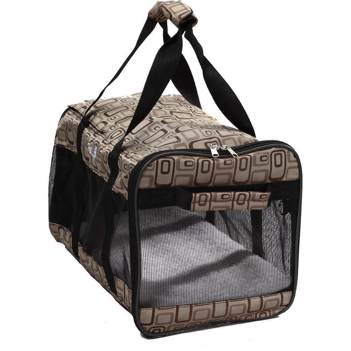 Pet Life ® 'Flightmax' Airline Approved Collapsible Folding Travel Pet Dog Carrier Default Title 