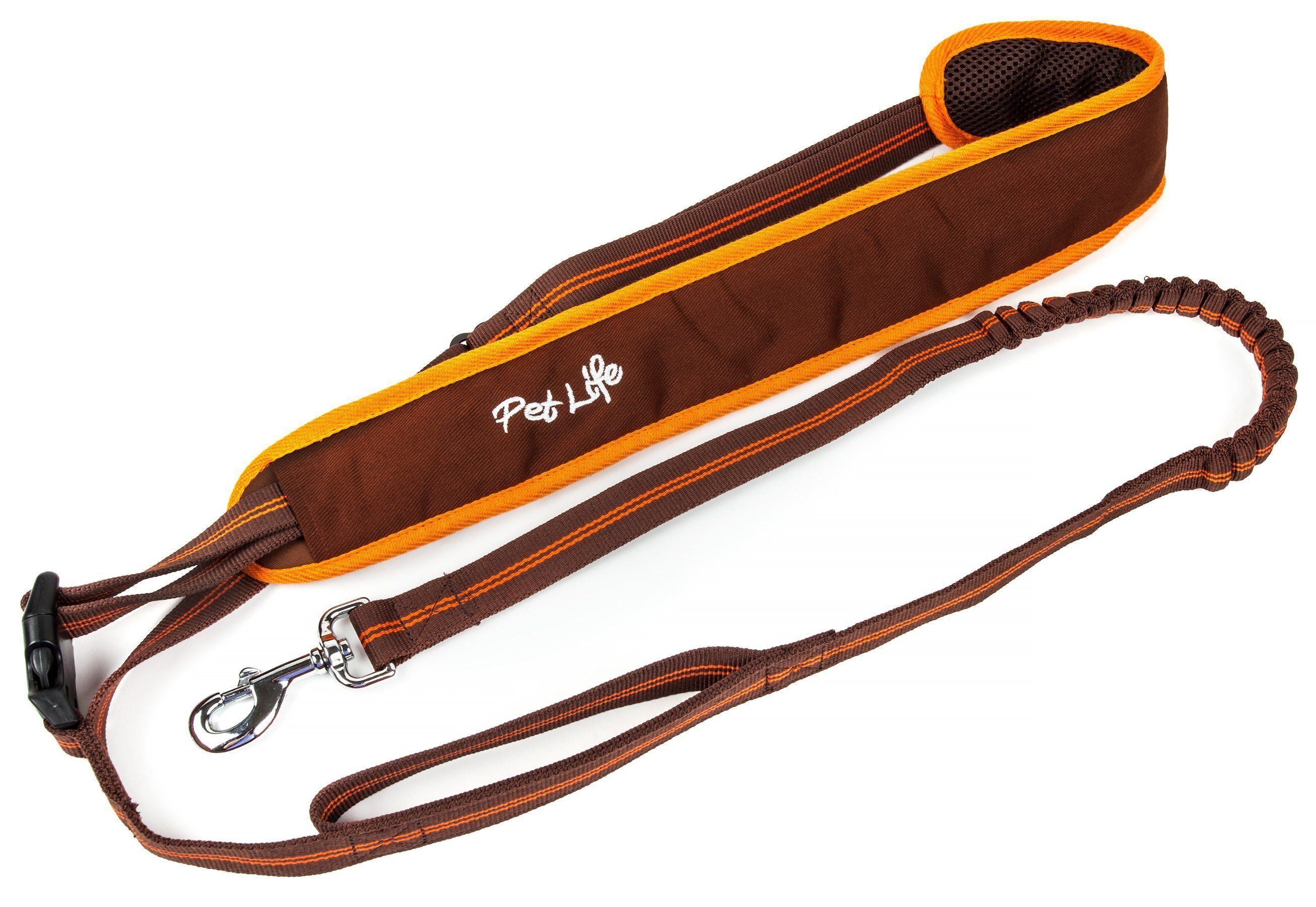 Pet Life ®  'Free-Fetcher' Hands Free Over-The-Shoulder Shock Absorbent Dog Leash  