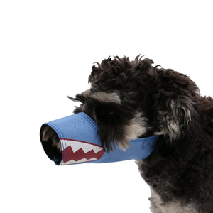 Pet Life ® 'Funimation' Animated Nylon Mesh Protective Travel Anti-Bark Dog Muzzle