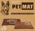 Pet Life ® 'Fuzzy' Quick-Drying Anti-Skid and Machine Washable Dog Mat  