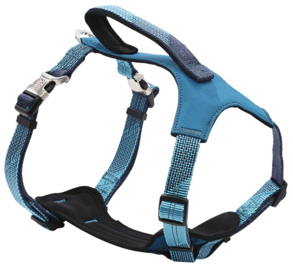 Pet Life Blue 'Geo-prene' 2-in-1 Shock Absorbing Neoprene Padded