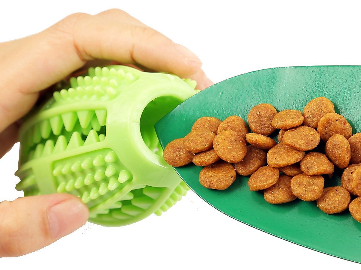 Pet Life ® 'Grip N' Play' Treat Dispensing Football Shaped Suction Cup Dog Toy  