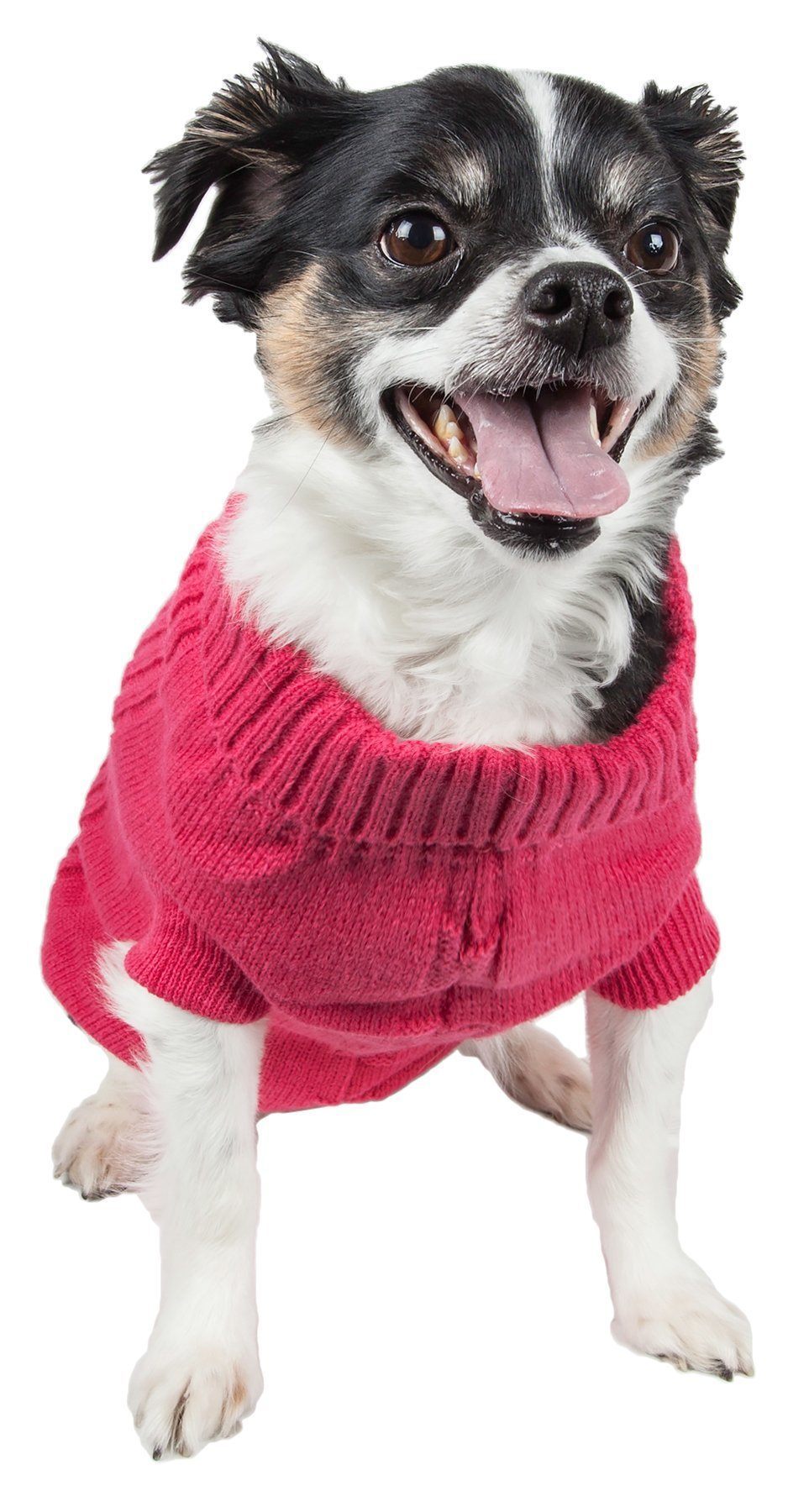 Pet Life ® Heavy Cotton Rib-Collared Fashion Dog Sweater  