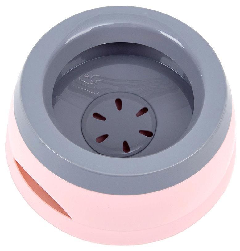 Pet Life ® 'Hydrain' Anti-Spill Water and Food Pet Bowl Pink 