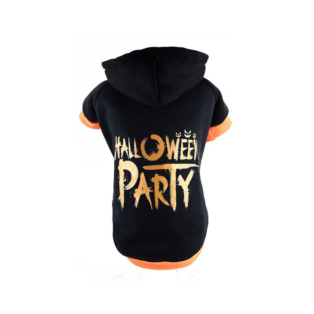 Pet Life ® LED Lighting Halloween Party Hooded Dog Costume Sweater w/ Included Batteries  