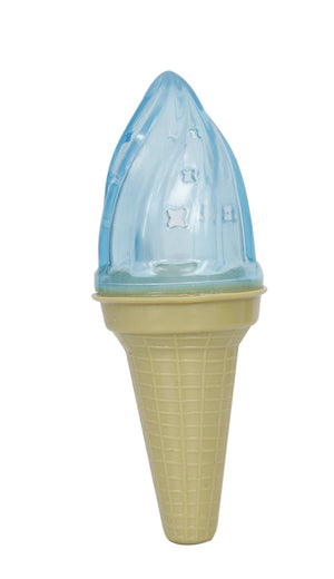 Pet Life ® 'Lick & Gnaw' Ice Cream Cone Freezable and Chewable Tossing Waterproof Float...