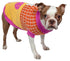 Pet Life ® 'Lovable-Bark' Heavy Knitted Ribbed Fashion Designer Dog Sweater  