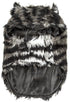 Pet Life ®  Luxe 'Chauffurry' Zebra Patterned Designer Mink Fur Dog Coat  