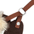 Pet Life ® Luxe 'Furracious' 2-In-1 Adjustable Dog Harness and Leash with Detachable Fur Collar  