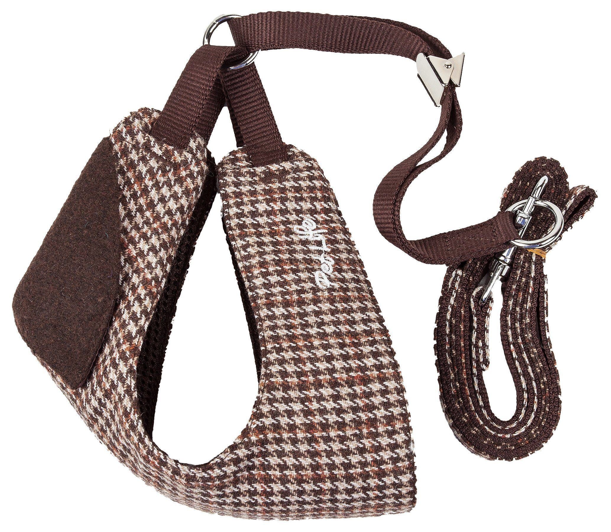 Pet Life ®  Luxe 'Houndsome' 2-In-1 Adjustable Designer Dog Harness and Leash  