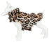 Pet Life ®  Luxe 'Lab-Pard' Dazzling Leopard Patterned Mink Fur Dog Coat  