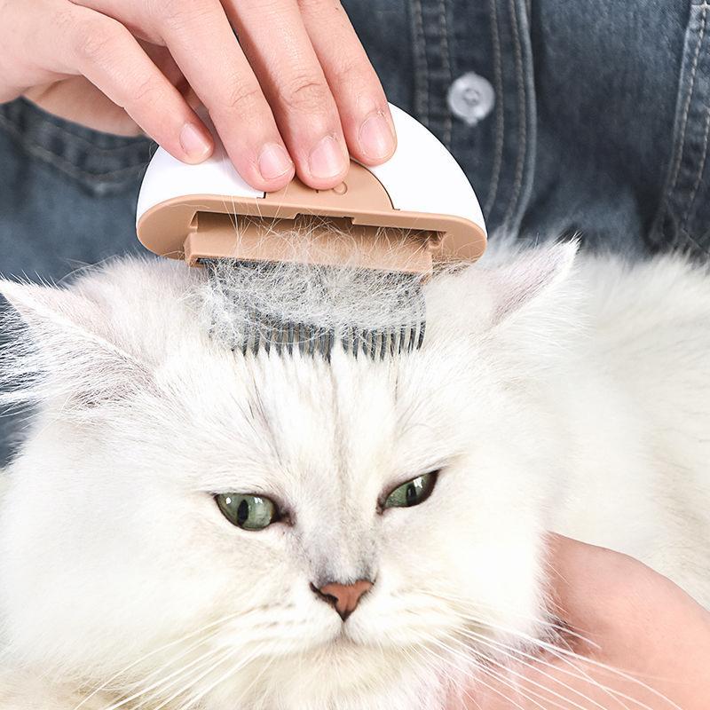 Pet Life ® 'LYNX' 2-in-1 Travel Connecting Grooming Pet Comb and Deshedder  