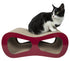 Pet Life ® 'Modiche' Premium Quality Modern Designer Kitty Cat Scratcher Lounger Lounge with Catnip  