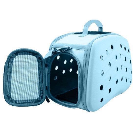 Pet Life ® 'Narrow Shelled' Perforated Lightweight Collapsible Military Grade Fashion Designer Travel Pet Dog Carrier Crate Default Title 