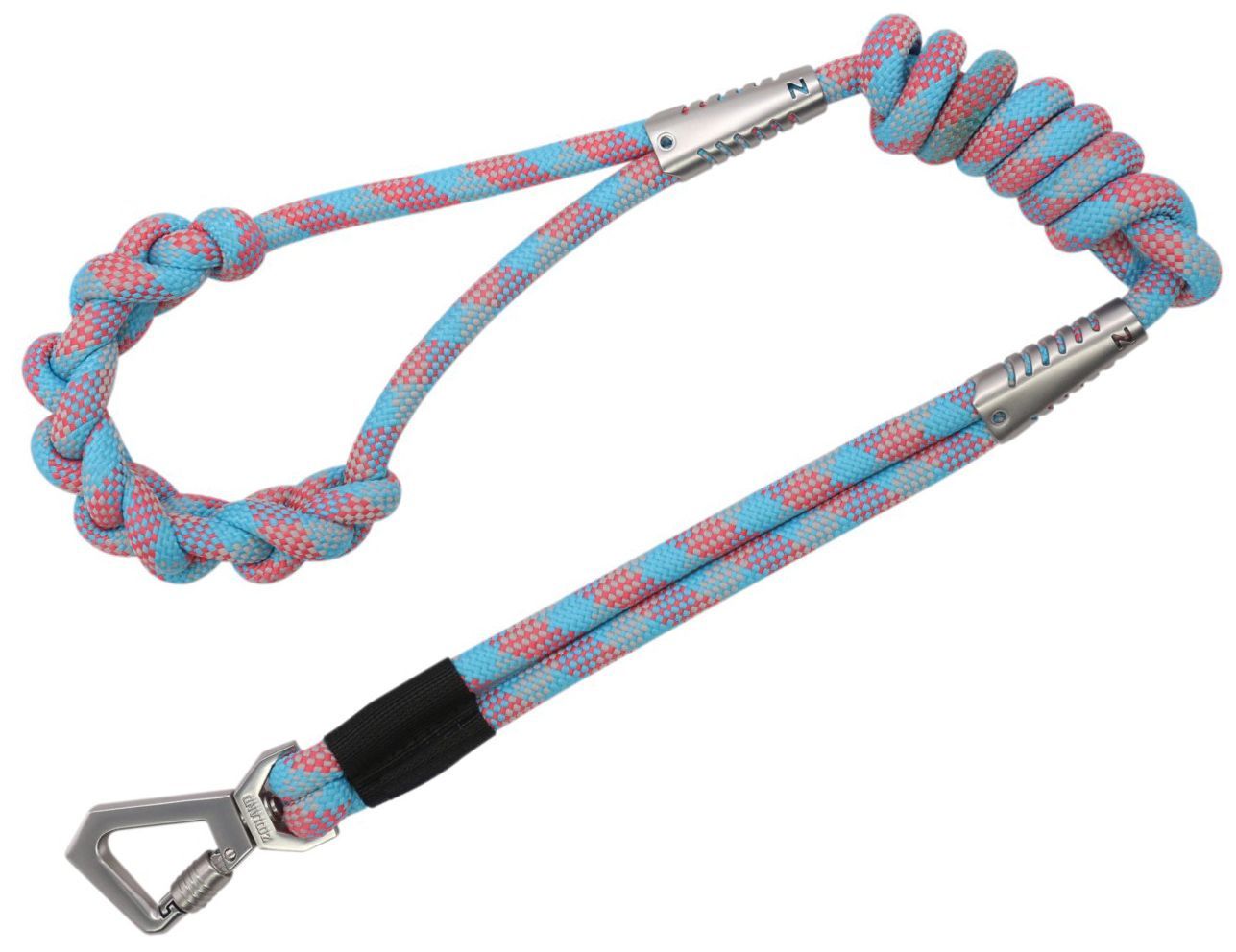 Pet Life ® 'Neo-Craft' Handmade One-Piece Knot-Gripped Training Dog Leash Blue 