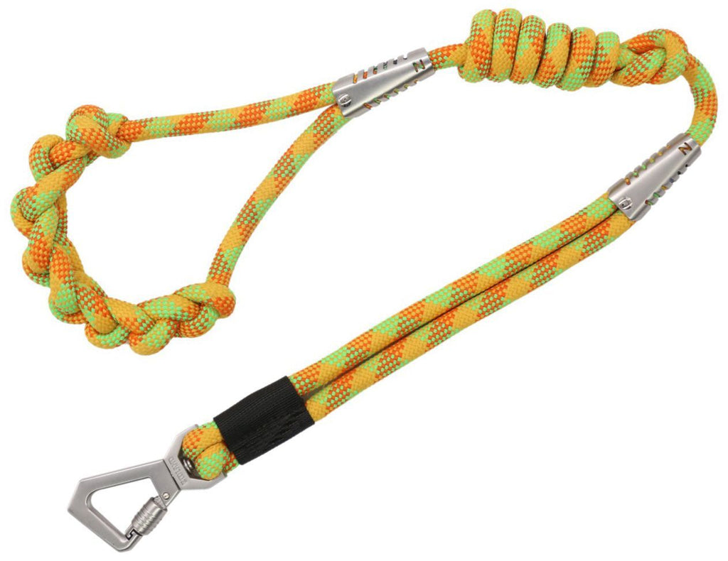 Pet Life ® 'Neo-Craft' Handmade One-Piece Knot-Gripped Training Dog Leash Yellow 