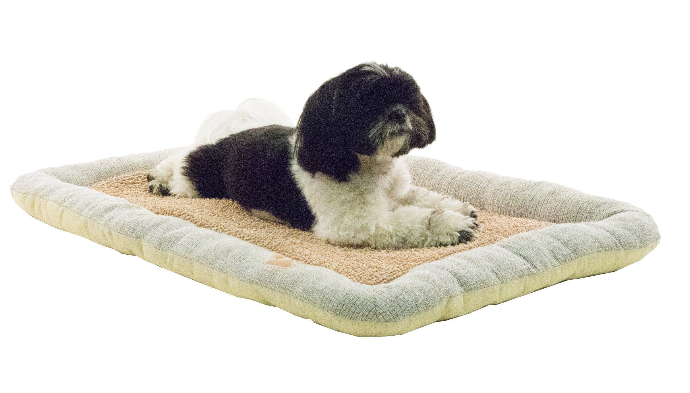 Pet Life ® 'Neutral Carpentry' Fashion Designer Nano-Silver Anit-Bacterial Pet Dog Bed Lounge  