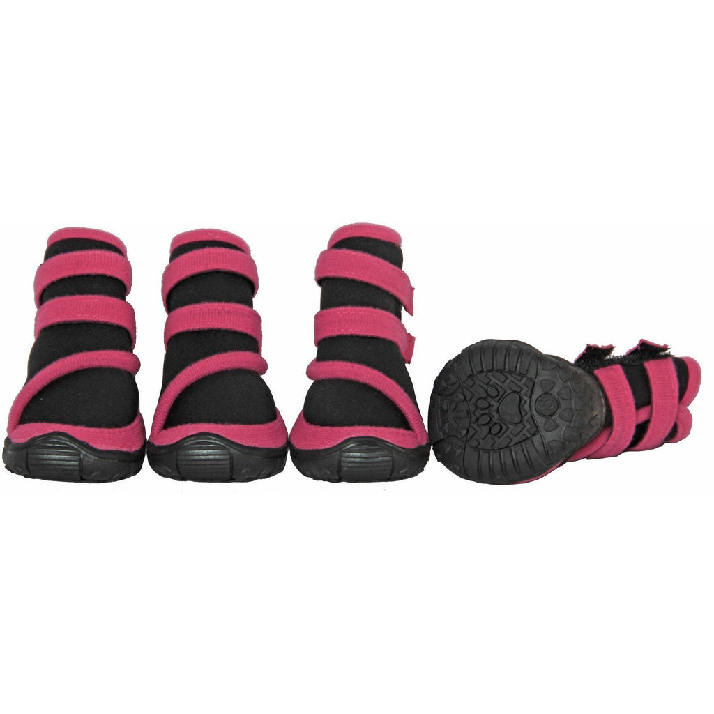 Pet Life ® 'Performance-Coned' Premium Stretch High Ankle Support Dog Shoes - Set Of 4 ...