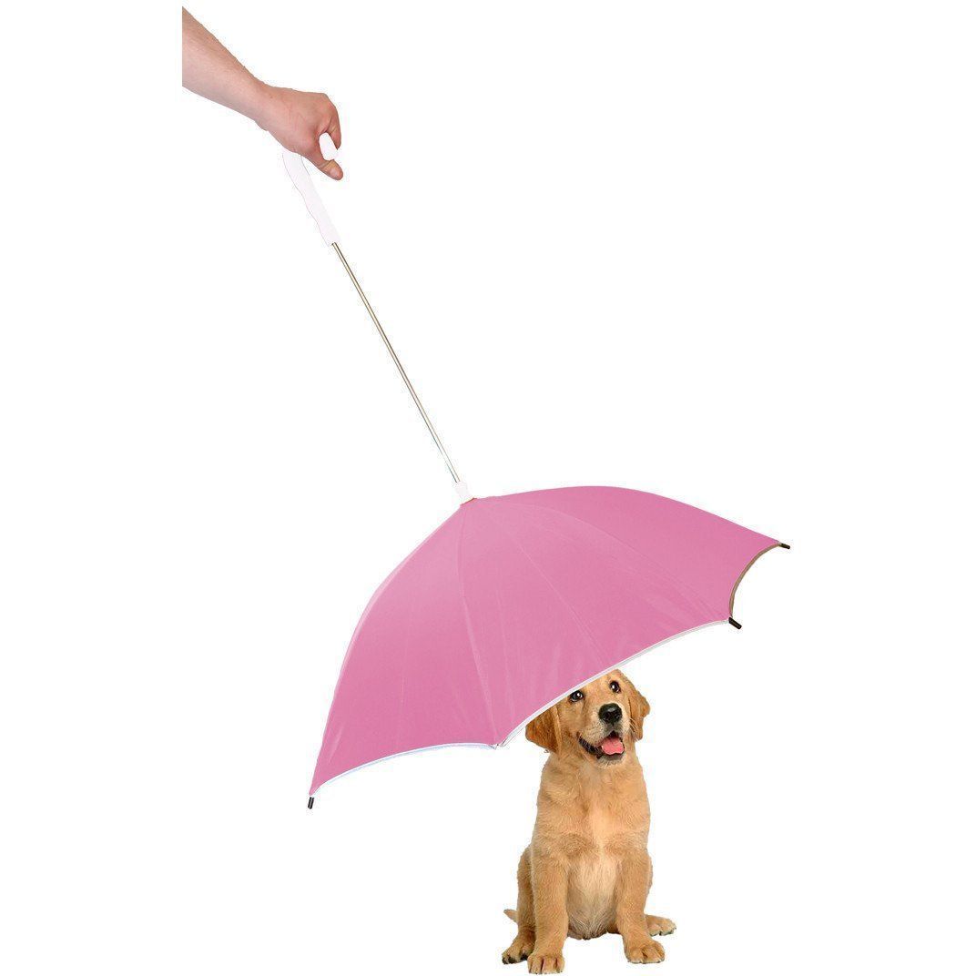 Pet Life ® Pour-Protection Reflective Waterproof Dog Umbrella and Leash  