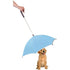 Pet Life ® Pour-Protection Reflective Waterproof Dog Umbrella and Leash  