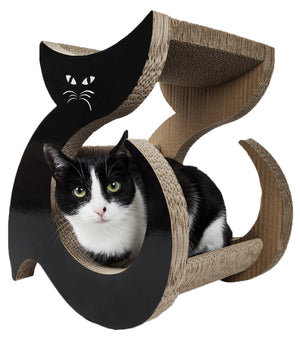 Pet Life ® 'Purresque' Modern Fashion Designer Premium Quality Kitty Cat Scratcher Loun...