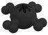 Pet Life ® 'Quadra-Bone' TPR Treat Dispensing Durable Dog Toy Black 