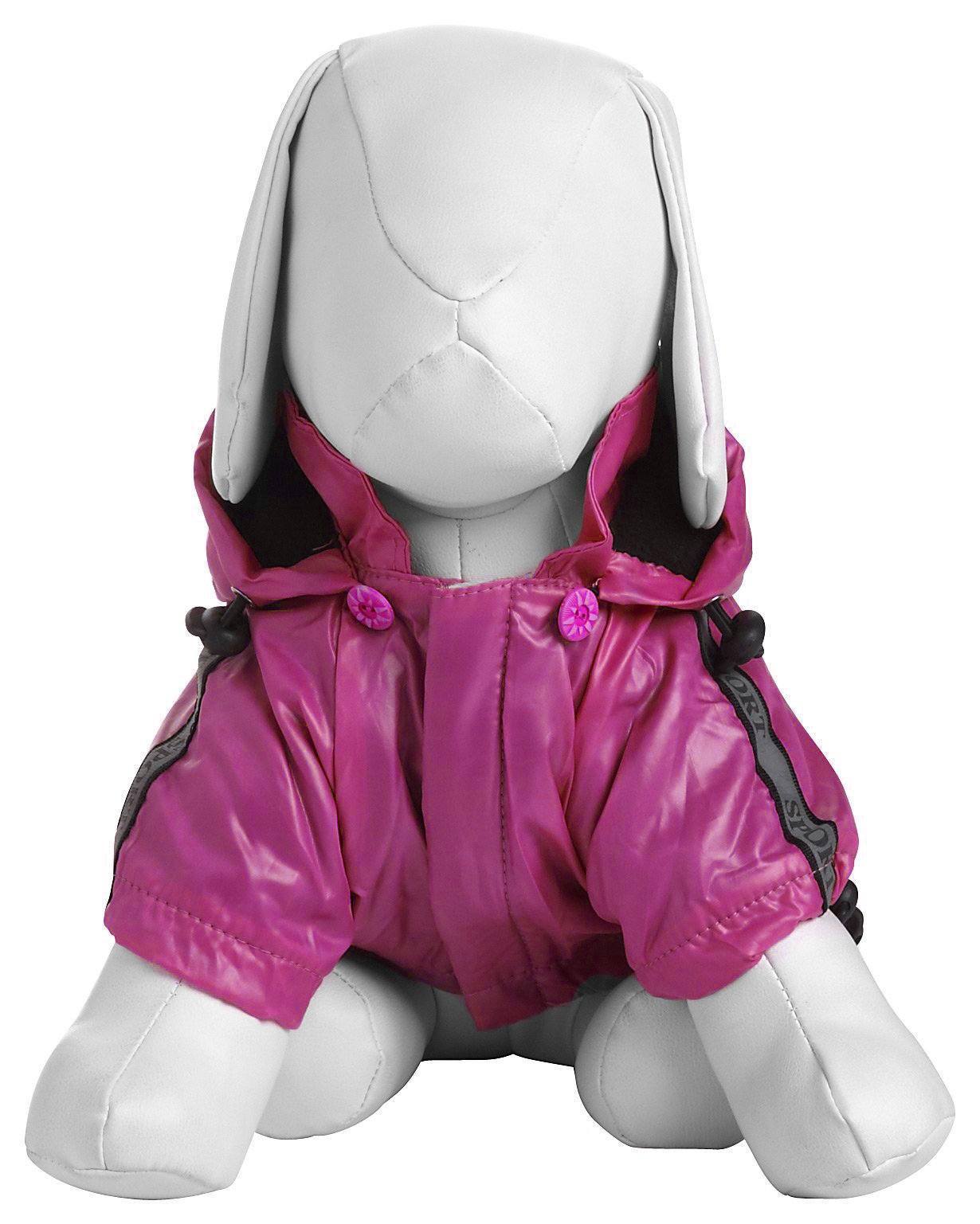 Pet Life ® 'Reflecta-Sport' Multi-Adjustable Reflective Weather-Proof Dog Raincoat w/ Removable Hood  