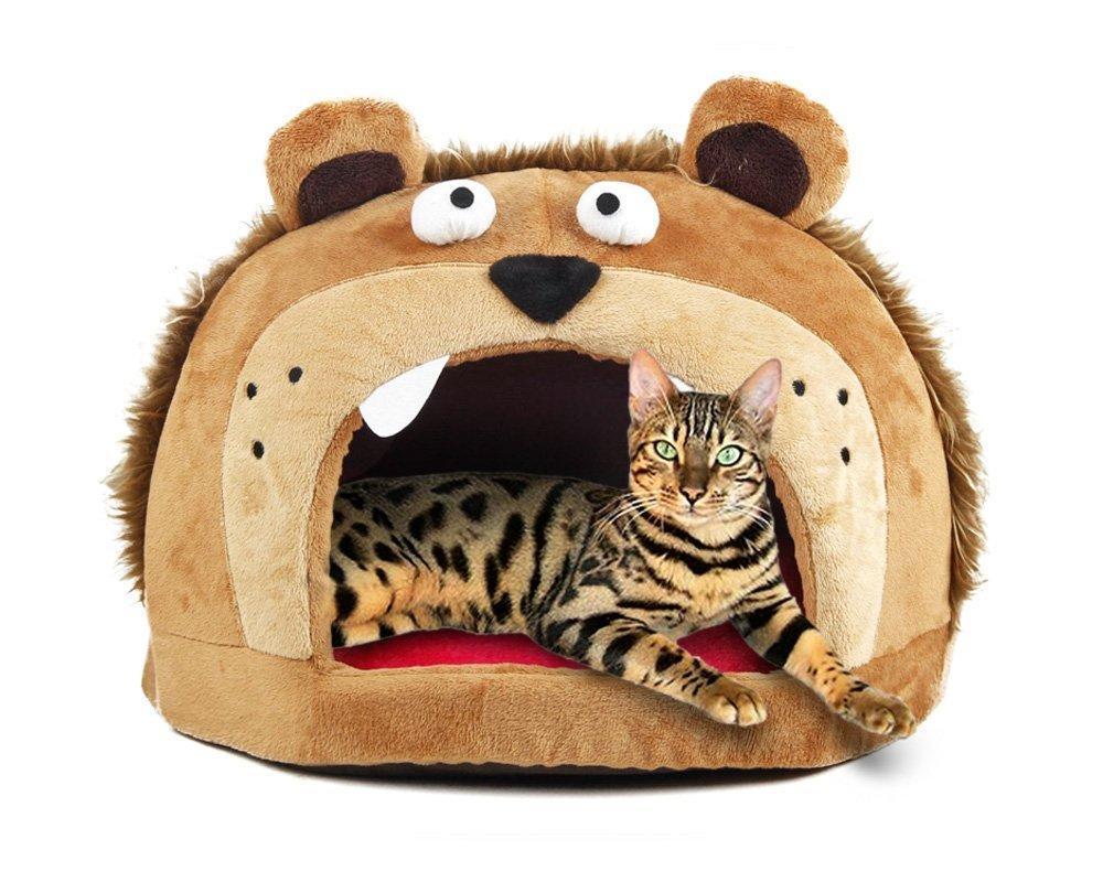 Pet Life ® 'Roar Bear' Snuggle Plush Polar Fleece Fashion Designer Pet Dog Bed House Lounge  