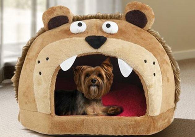 Pet Life ® 'Roar Bear' Snuggle Plush Polar Fleece Fashion Designer Pet Dog Bed House Lounge  