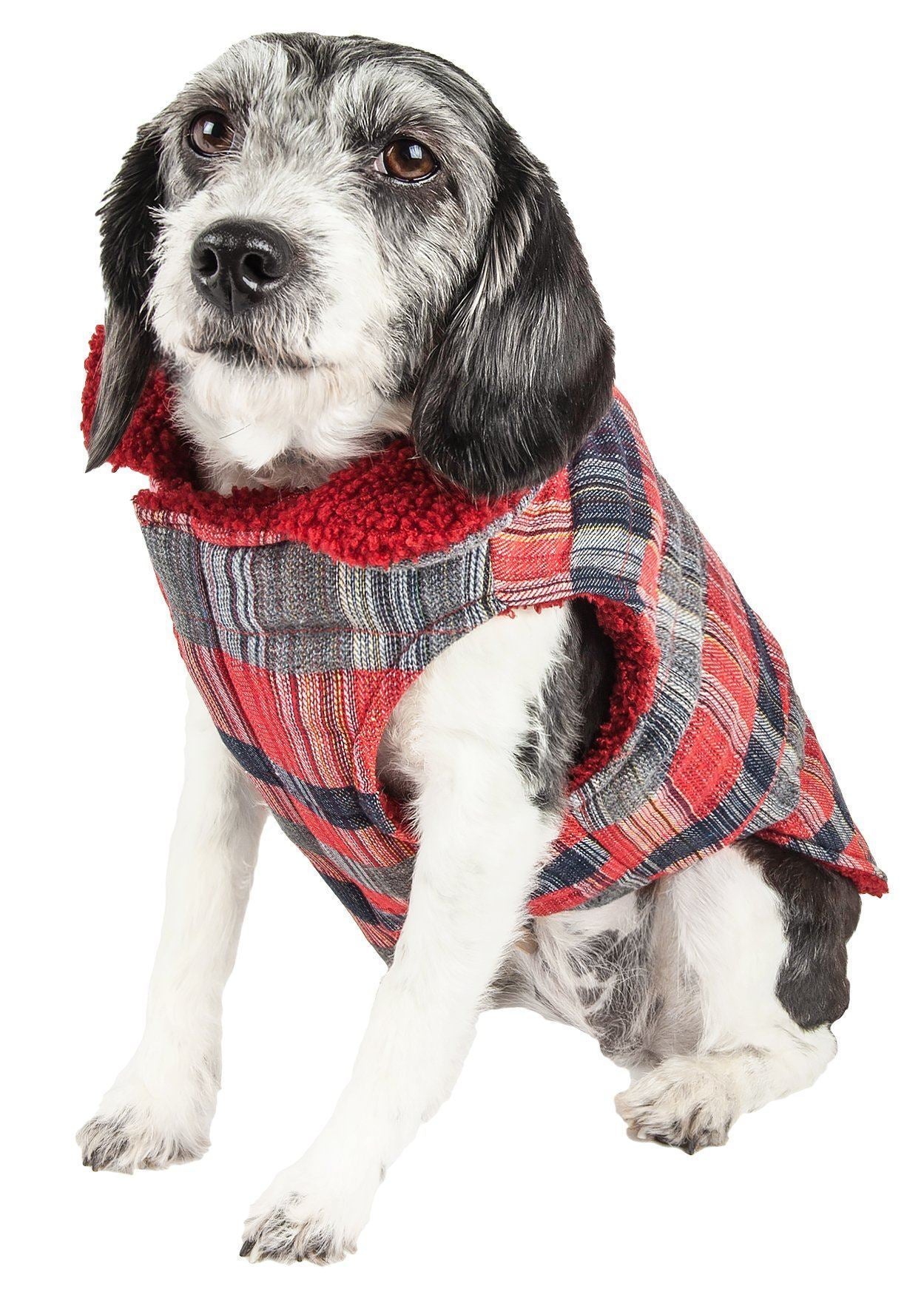 Pet Life ® 'Scotty' Tartan Classical Insulated Fashion Plaid Dog Coat  
