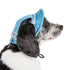 Pet Life ®  'Sea Spot Sun' UV Protectant Adjustable Fashion Mesh Brimmed Dog Hat Cap Medium Blue