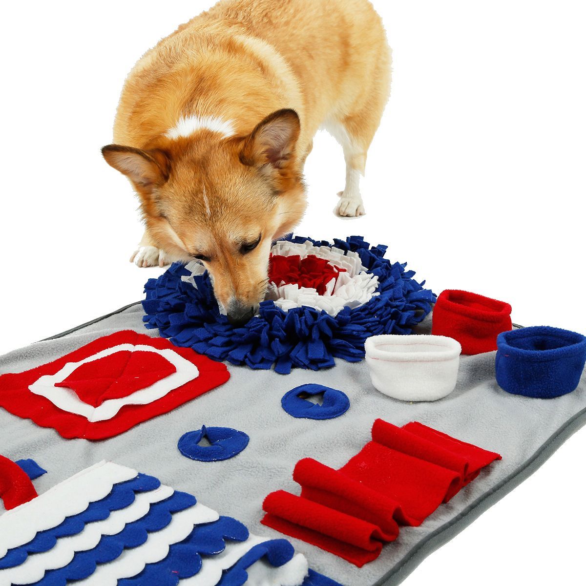 Pet Life ® 'Sniffer Snack' Interactive Feeding Pet Snuffle Mat  