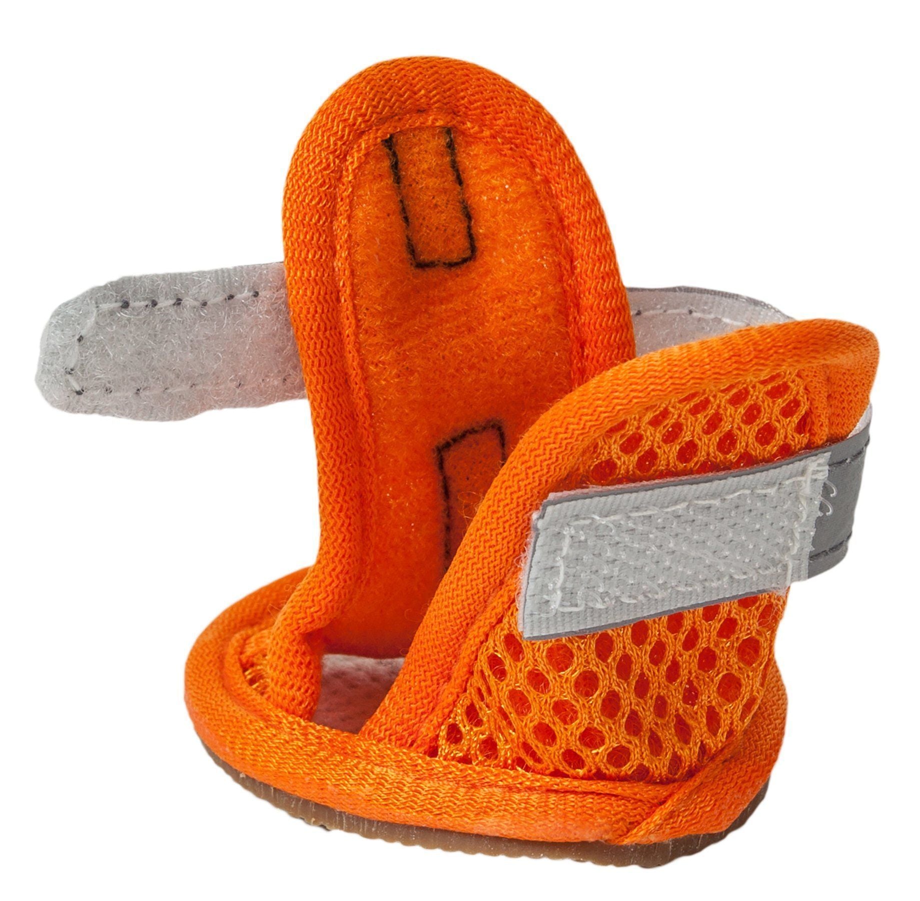 Pet Life ® 'Sporty-Supportive' Water-Resistant Mesh Dog Sandals Shoes- Set Of 4  