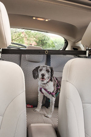 Pet Life ® Squared 'Easy-Hook' Backseat Mesh Folding Dog Cat Child Car Seat Carseat Saf...