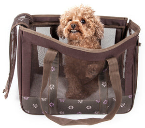 Pet Life ® 'Surround View' Posh Collapsible Fashion Designer Pet Dog Carrier