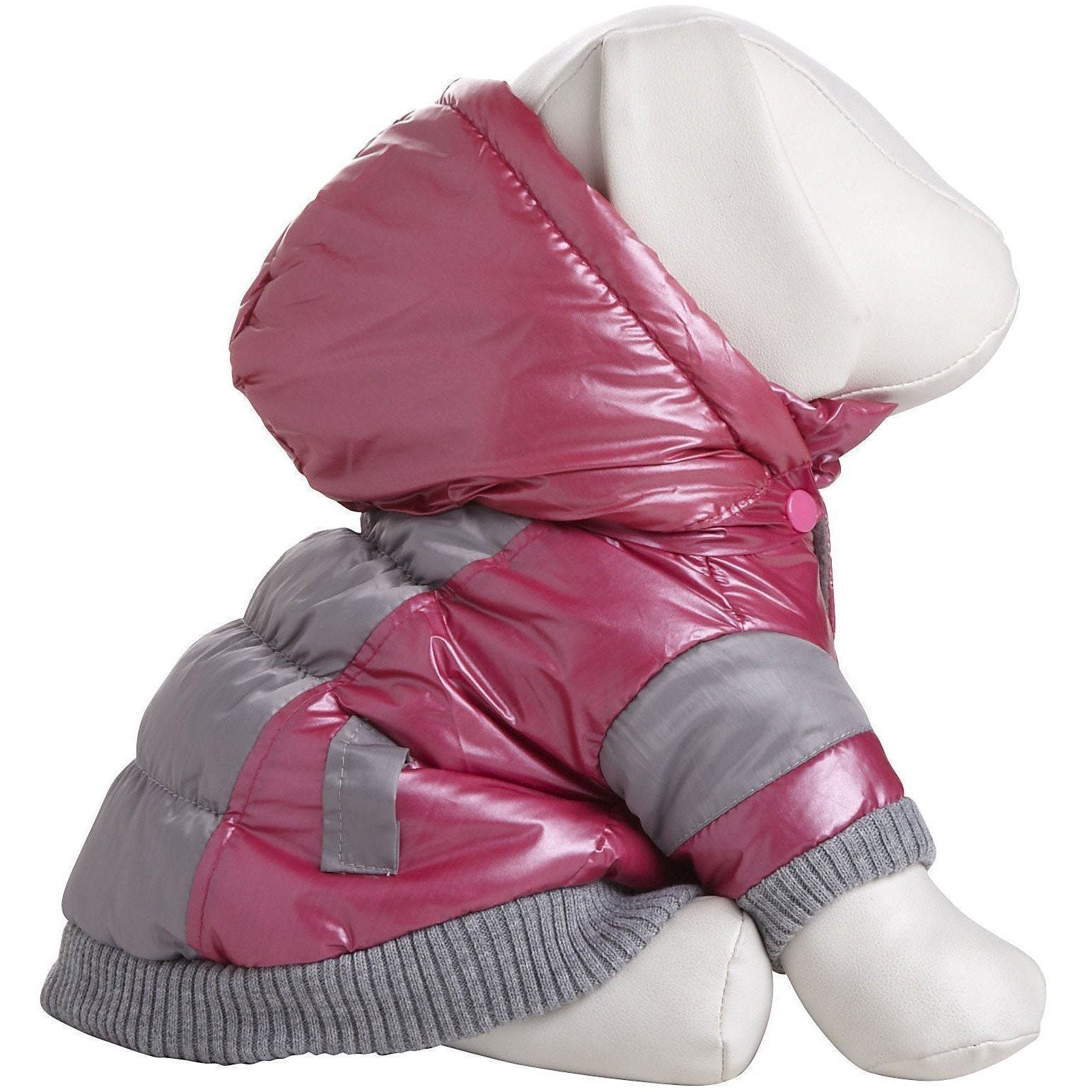 Pet Life ® 'Vintage Aspen' 3M Insulated Sporty Ski Dog Jacket w/ Removable Hood X-Small Pink