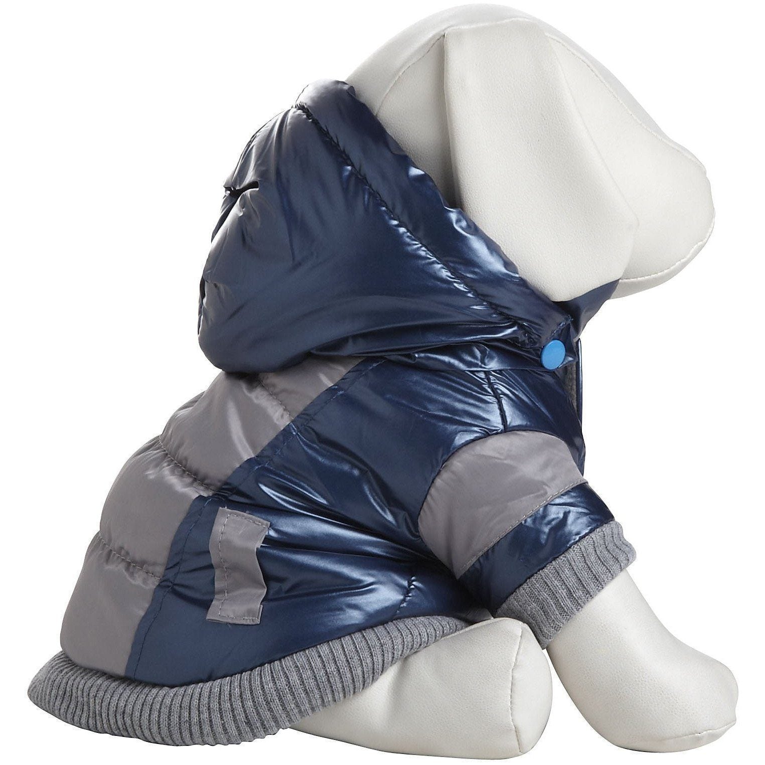 Pet Life ® 'Vintage Aspen' 3M Insulated Sporty Ski Dog Jacket w/ Removable Hood X-Small Blue